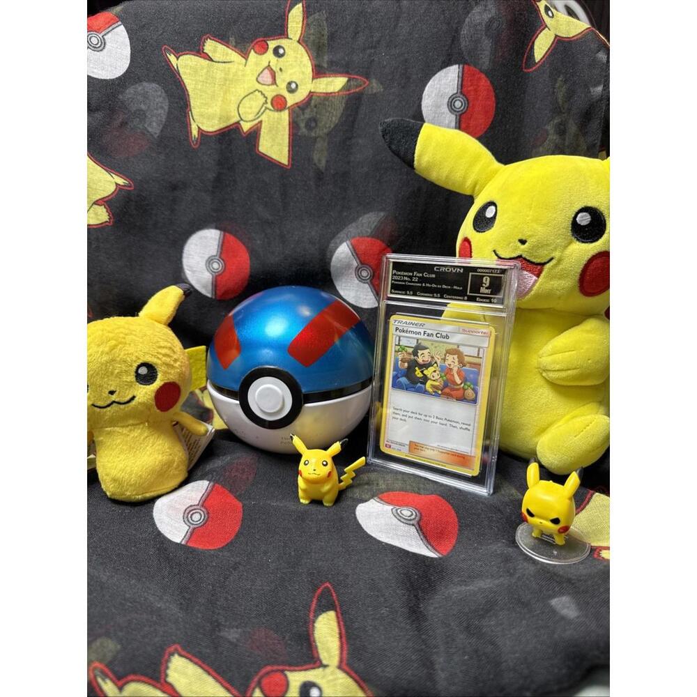 Trainer Pokemon Fan Club 2023‎ Crown Mint 9 Chaixard &Ho-Oh Deck Holo